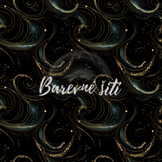 Zimní softshell Zlatavé okouzlení (E) 1,30m/ks