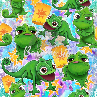 Zimní softshell Zelení chamíci (E)