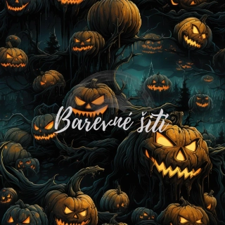 Teplákovina, Pařezové strašidelné dýně (E) 0,9m/ks