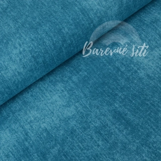 Teplákovina JEANS SVĚTLÝ PETROLEJ NEW (E)