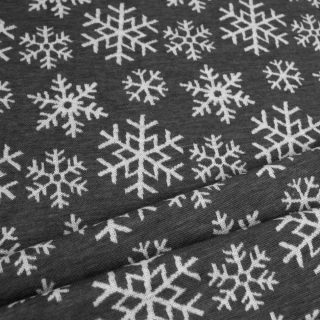 Merino Vločky grafit a krém (E) 1,10m/ks