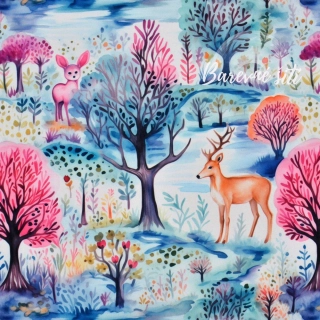 Zimní softshell Woodland (E)