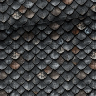 Teplákovina Drakoještěří šupiny (E)