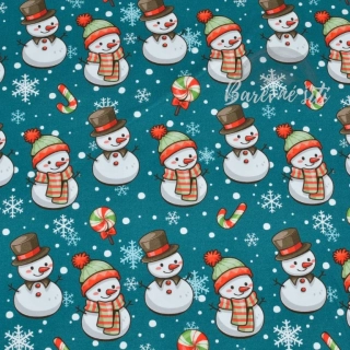 Úplet Sněhuláci a vločky (E) 0,44m/ks