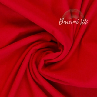 Nepočesaná teplákovina Červená 636 *NEW* (E)