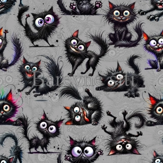 Úplet, Vytřeštěné černé kočky (E)