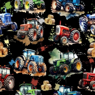 Alpina Mix traktorů na černé (E) 0,87m/ks