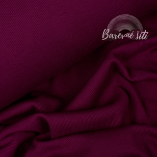 Náplet žebrovaný, Purpurová Premium (E)