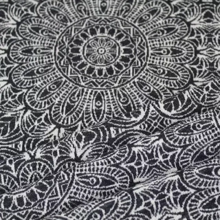 Merino Mandaly Grafit a krém (E)