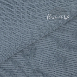 Pletená svetrovina 3D Zelenkavá šeď (E)