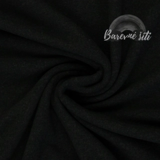 Hebká svetrovina počesaná Antracit (E)