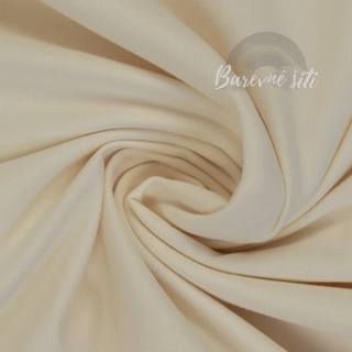 Bavlněný úplet Krémová 010 *NEW* (E)