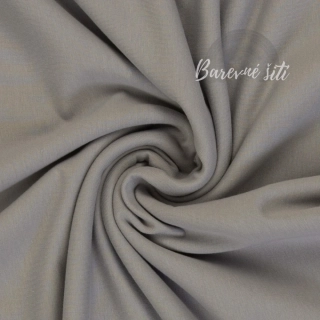 Bavlněný úplet Světle šedá 183 *NEW* (E)