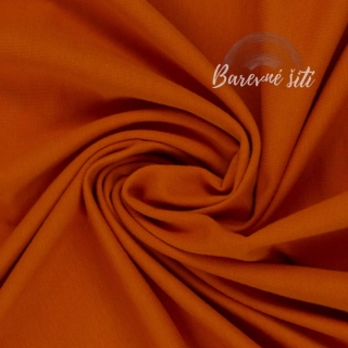 Bavlněný úplet Oranžová 423 *NEW* (E)