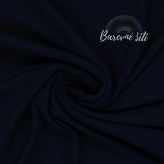 Bavlněný úplet Temně modrá 597 *NEW* (E)