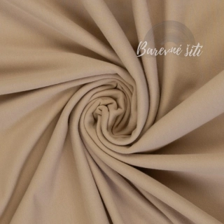 Bavlněný úplet Béžová 672 *NEW* (E)