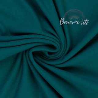 Bavlněný úplet Světlý petrolej 747 *NEW* (E)