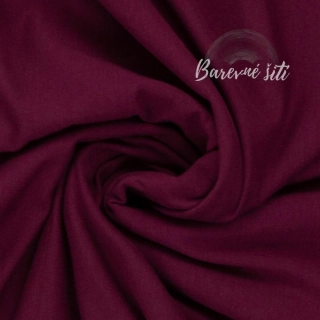 Bavlněný úplet Vínová 937 *NEW* (E)