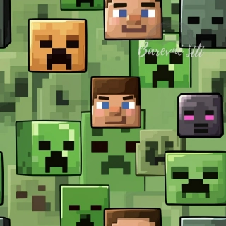 Teplákovina, Minecraft tváře (E)
