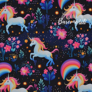 Jarní softshell Noční jednorožci (E)