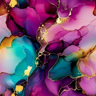 Silky, Mramor purpurovozelený se zlatem (E)