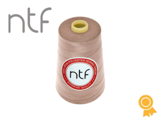 Béžová tmavá Premium, overlock niť, NTF 5000y (E)