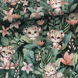 Teplákovina, Gepardíci, růžovozelený tropic (E)