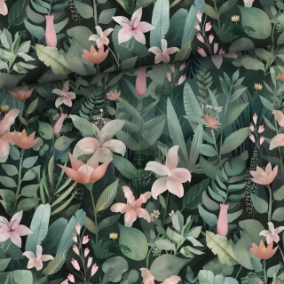 Teplákovina, Růžovozelený tropic (E)