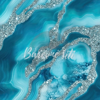 Úplet, Tyrkysovostříbřitý mramor (E)