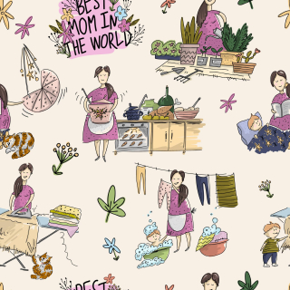 Úplet, Best Mom (E) 0,60m/ks