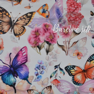 Úplet, Mix motýlků a květy (E)