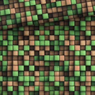 Úplet, Hnědozelené kostičky (E)