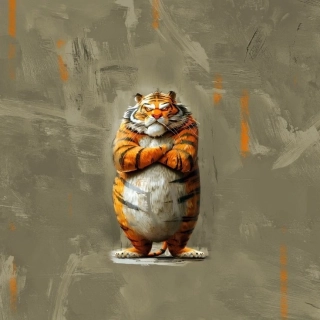 Úplet, Plnoštíhlý tygr, panel (E)