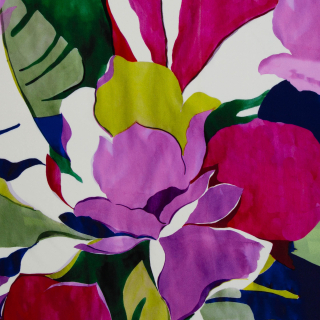 Viskoza Květinová geometrie (E)