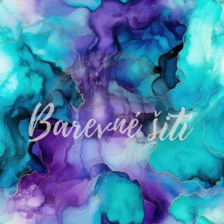 Úplet, Fialovotyrkysový rozpitý mramor (E)