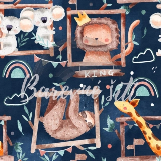 Úplet, Zvířátka v dřevěných rámečcích (E)