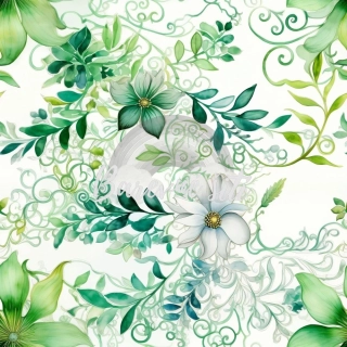 Silky, Plazivé zelené a bílé kvítky (E)