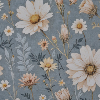 Úplet, Letní kvítí na šedé (E)