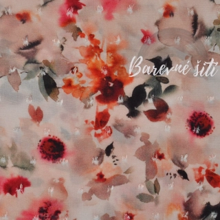 Viskoza Dobby, Rozpité růže (E) 0,70m/ks