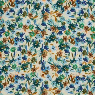 Viskoza Drobné květy na světlé (E)