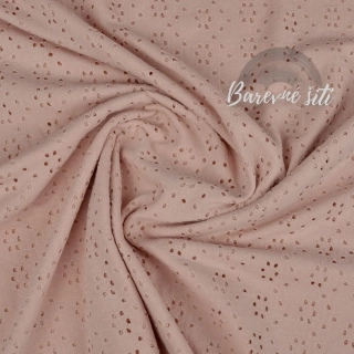 Madeira bavlněný úplet STARORŮŽOVÁ (E)