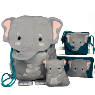 Panel na batoh Slon, canvas (E) II. jakost