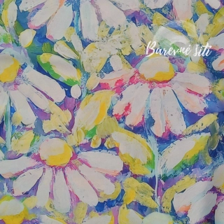 Hedvábí Dubaj, Malba květiny (E)