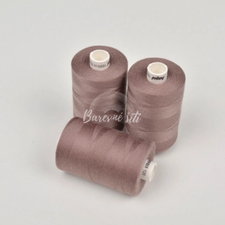 Niť Béžová Tmavá Premium, UNIPOL 1000m *NEW*