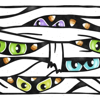 Úplet, Oči mumie (E)