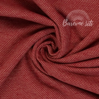 Teplákovina zateplená Karmínová (E) 1m/ks