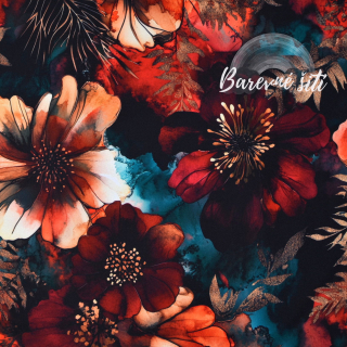 Zimní softshell Podzimní vzácné květy (E)