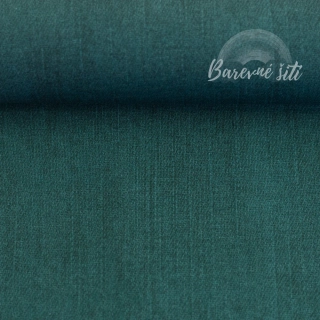 Teplákovina Denim Petrolej (E)