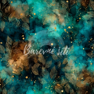 Teplákovina, Zlatavé listy v mramoru (E)