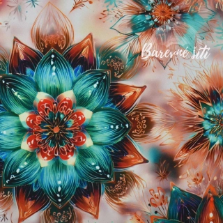 Zimní softshell Hnědozelené mandaly (E)